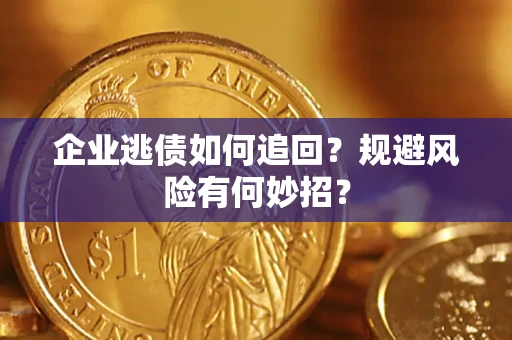 北京企业逃债如何追回？规避风险有何妙招？