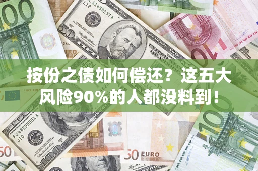 北京按份之债如何偿还？这五大风险90%的人都没料到！