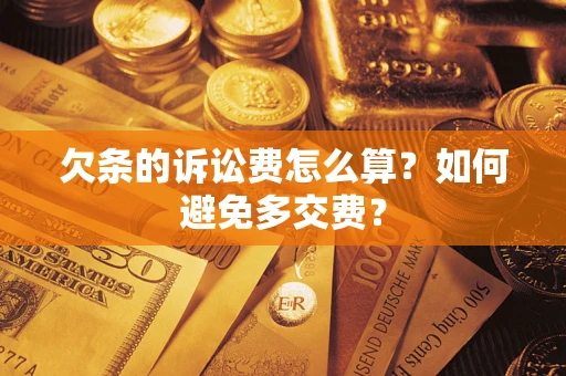 北京欠条的诉讼费怎么算？如何避免多交费？